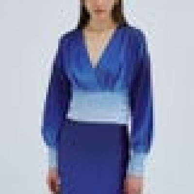 ENTWINE TOP Cobalt Ombre