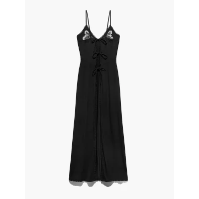 A Peek Behind the Lace Maxi Slip