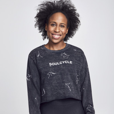 Soul By Soulcycle Casey Cropped Astrology Signs Sweatshirt