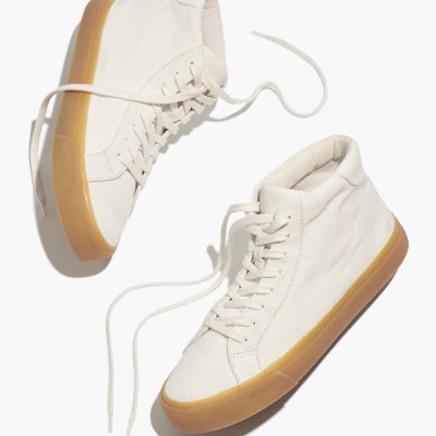 Sidewalk High-Top Sneakers in Recycled Canvas