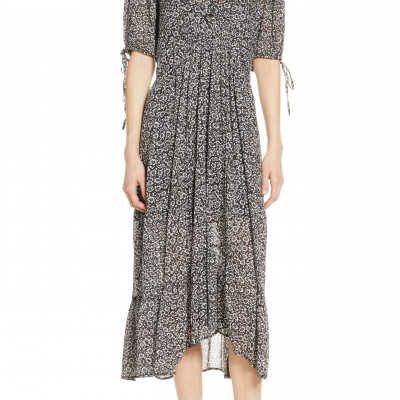 Womens Auguste Marlowe Rye Floral Midi Dress
