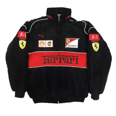Racing Jacket Vintage Bomber Jacket  F1 Streetwear Jacket