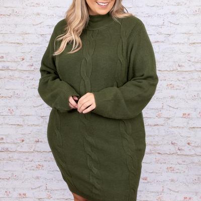 Barefoot In The Moonlight Dress, Olive