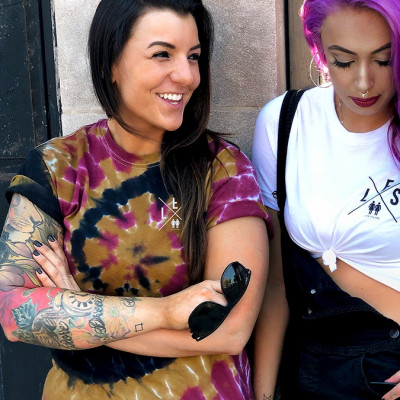 Love Vibe Tye Dye (Left Chest & Large Back Logo)