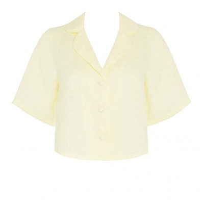 Chaumont Shirt Plain Daffodil Yellow
