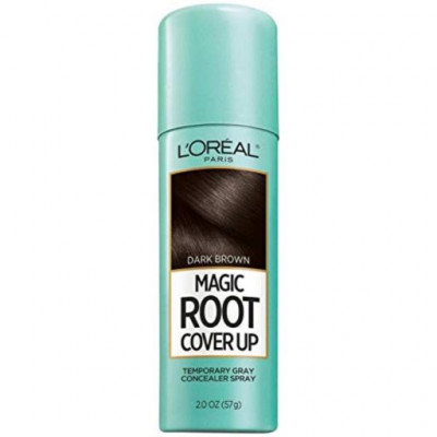 LOreal Paris Root Cover Up Temporary Gray Concealer Spray, Dark Brown 2 oz (Pack of 3)