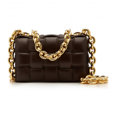 Bottega Veneta The Chain Cassette Padded Leather Crossbody Bag
