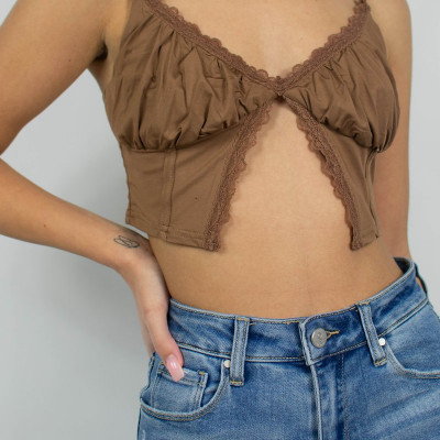 Amelia Top in Mocha