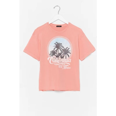 Womens Californication Graphic Tee - Orange - XS, Orange