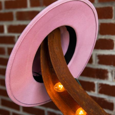 Nashville Wide Brim Hat - Pink