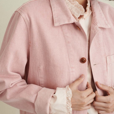 Britt Work Jacket in Upcycled Denim