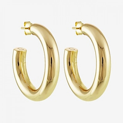 Machete Perfect Hoop Earrings Womens Gold