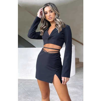 Loose Ends Mini Skirt