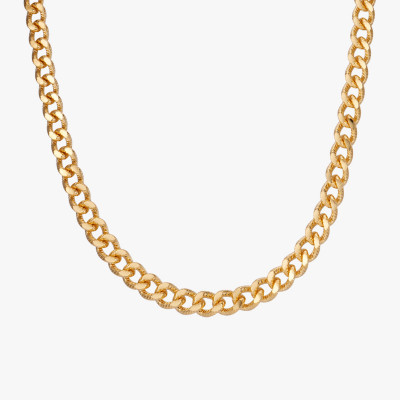 Aureum Collective Mia Curb Chain Necklace in Gold
