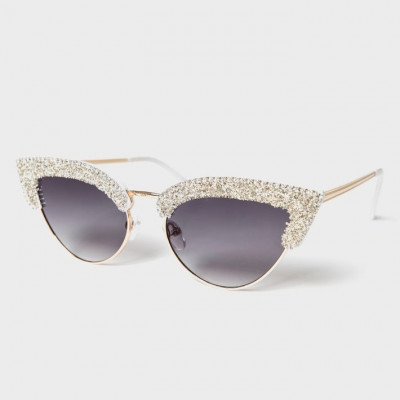 Embellished Cat Eye Sunglasses