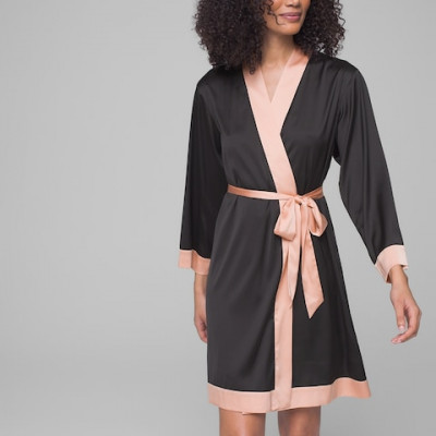 And Lace Short Robe