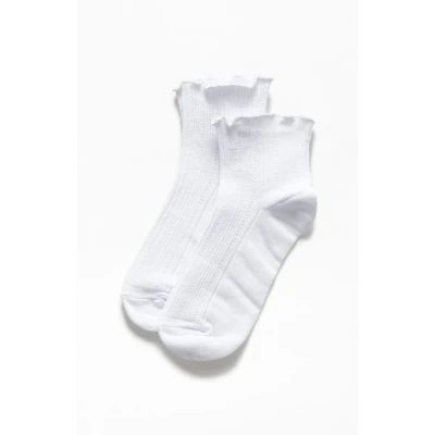 White Ruffle Socks