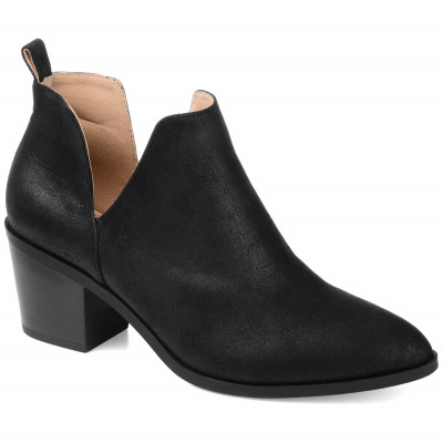 Brinley Co. Womens Deep Side V Classic Bootie