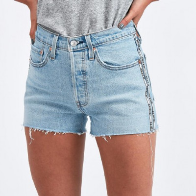 Womens 501 High Rise Tape Short