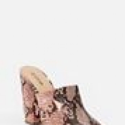 Angie Block Heel Mule