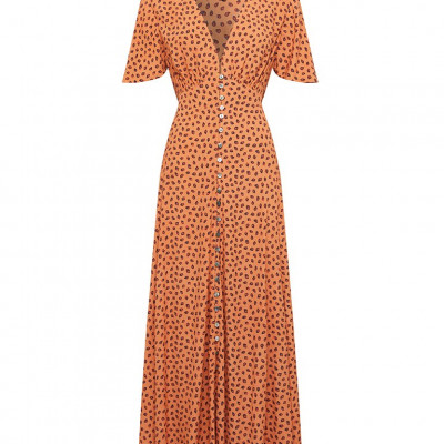 Stella Leopard Maxi Dress