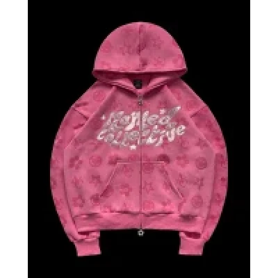 Icon Zip Hoodie Bubblegum
