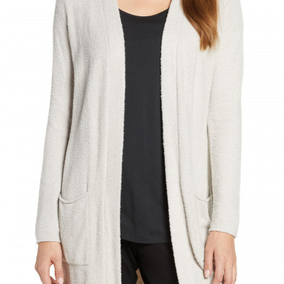Womens Barefoot Dreams Cozychic Lite Long Cardigan