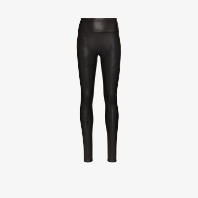 Spanx high waist faux leather leggings
