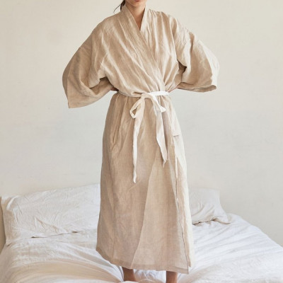 The 02 Robe In Oatmeal