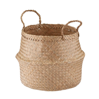 Small Natural Seagrass Belly Basket