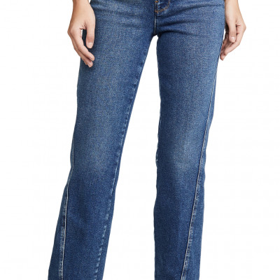 Good American Good Straight Twisted Seam Jeans