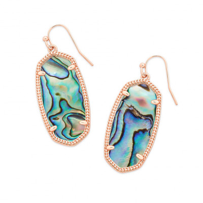 Elle Drop Earrings In Rose Gold