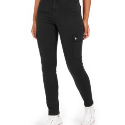 Calvin Klein Jeans High-Rise Skinny Cargo Jeans