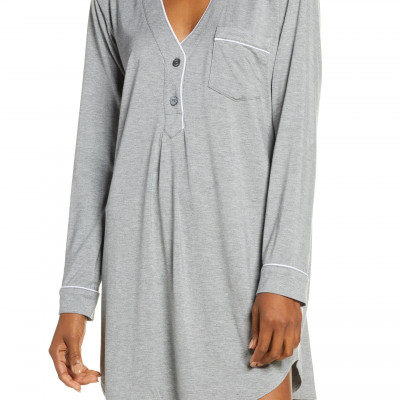 Womens UGG Henning Henley Sleep Shirt