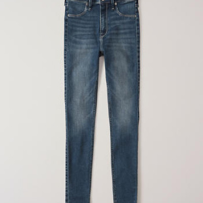 Womens High Rise Jean Leggings | Womens Bottoms | Abercrombie.com