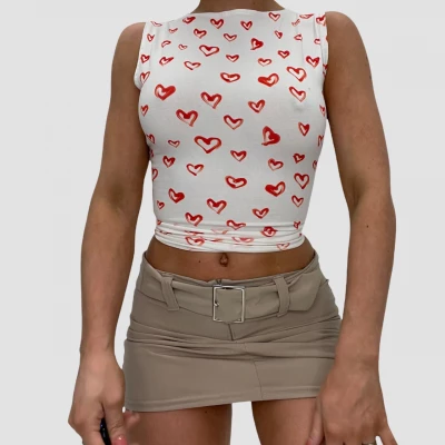 ARAGON Mini Skirt in beige