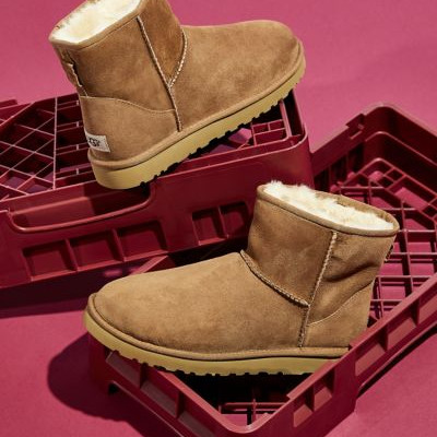 UGG Classic Mini Boot - Brown 9 at Urban Outfitters