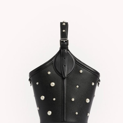 Pippa Top Handle with Pearl Studs
