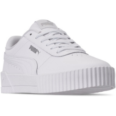 Puma Womens Carina Leather Casual Sneakers from Finish Line