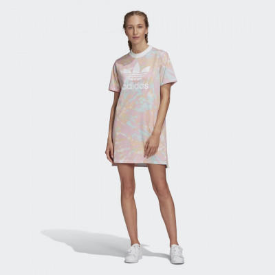 adidas Tee Dress Multicolor S Womens