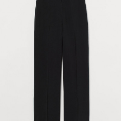 H & M - Wide-cut Pants - Black