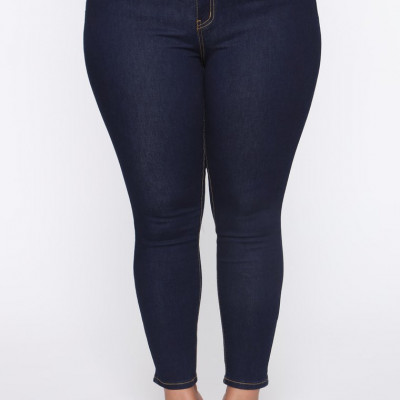Crossing Paths Skinny Jean - Dark Wash
