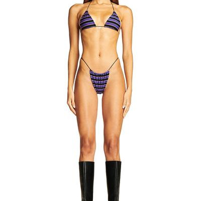 BAMBI BIKINI TOP - STRIPE