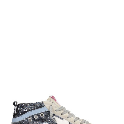 Golden Goose Mid Star Sneakers In Grey Suede