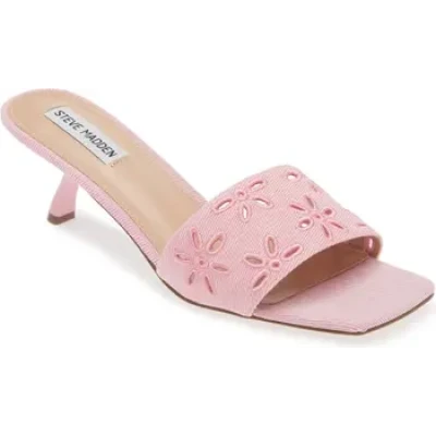 Josefina Embroidered Eyelet Sandal by Steve Madden