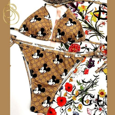 Mickey Mouse Gucci-Inspired Bikini