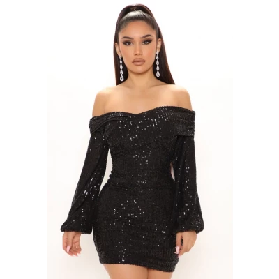 Mojito Please Sequin Mini Dress