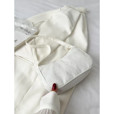 Corduroy Minimalist Baguette Bag