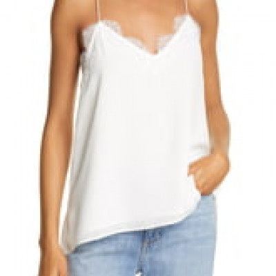 Womens Cami Nyc The Racer Silk Camisole