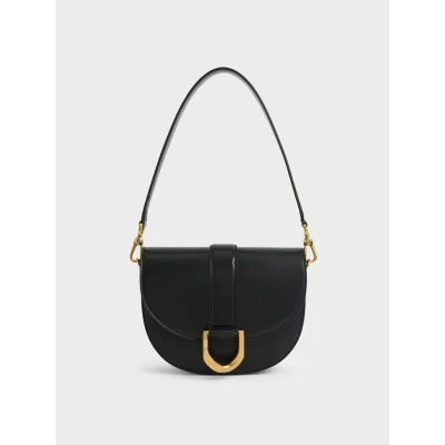 Black Gabine Saddle Bag